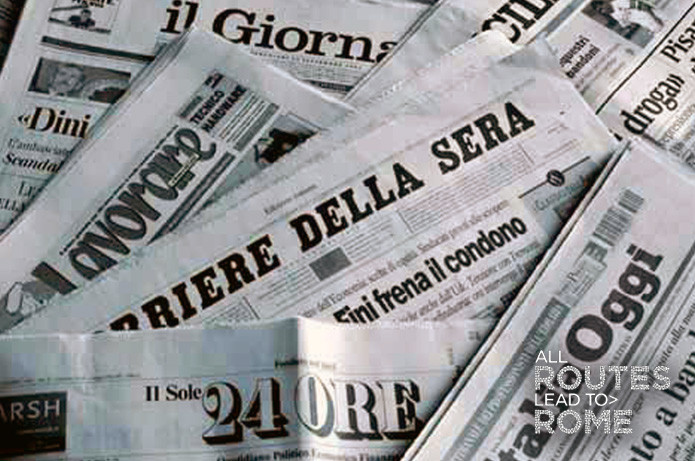 Rassegna Stampa All Routes lead to Rome 2018