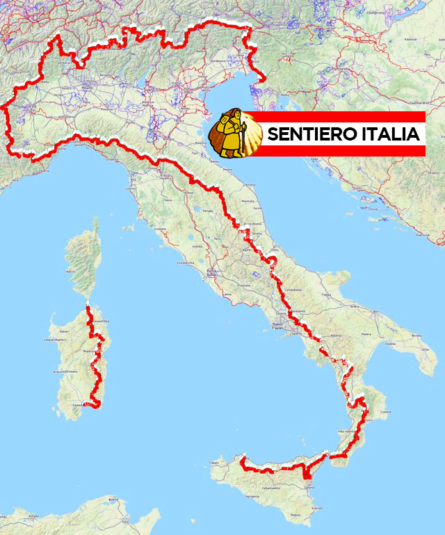 Mappa Sentiero Italia